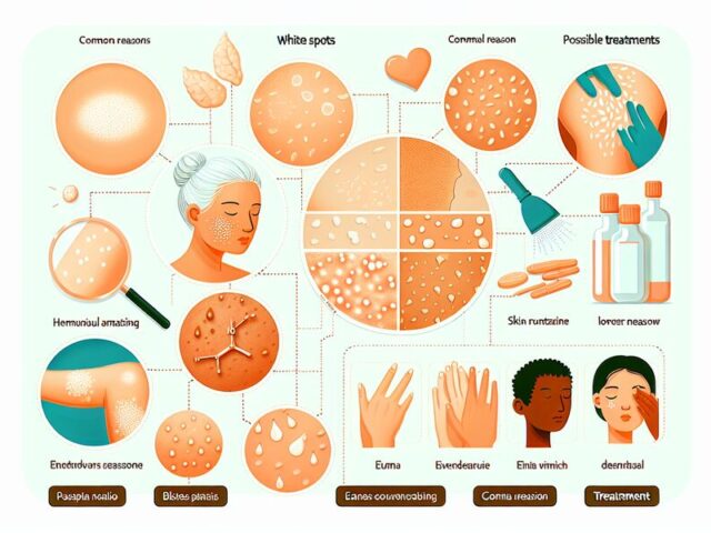 Weiße Flecken auf der Haut: Ursachen und mögliche Behandlungen